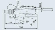 Тормоз наката V-образный 2,8VB1/-C к.т. 2361 без замкового устройства