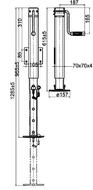 Опорная стойка TTL S70/615