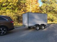 Одноосный прицеп-фургон с распашными дверьми МЗСА 817773 исп.001 (кузов 6,8 м³)