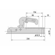 Замковое устройство AK 7 Ausf. C (d=70 мм)